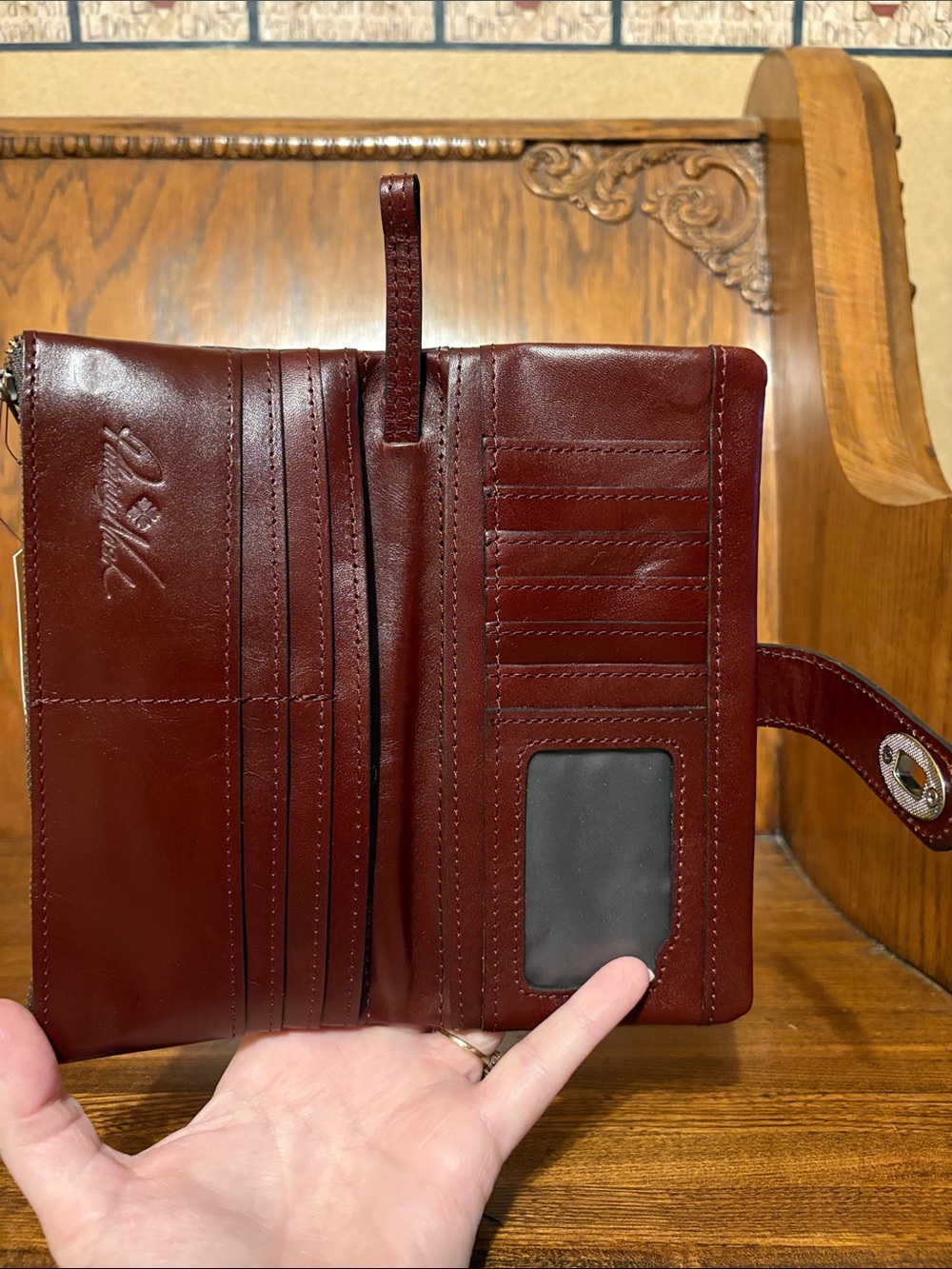 NWT-Patricia Nash-Tuscan Fields💐Annesley Bifold Wristlet Wallet-$129 - Picture 7 of 12